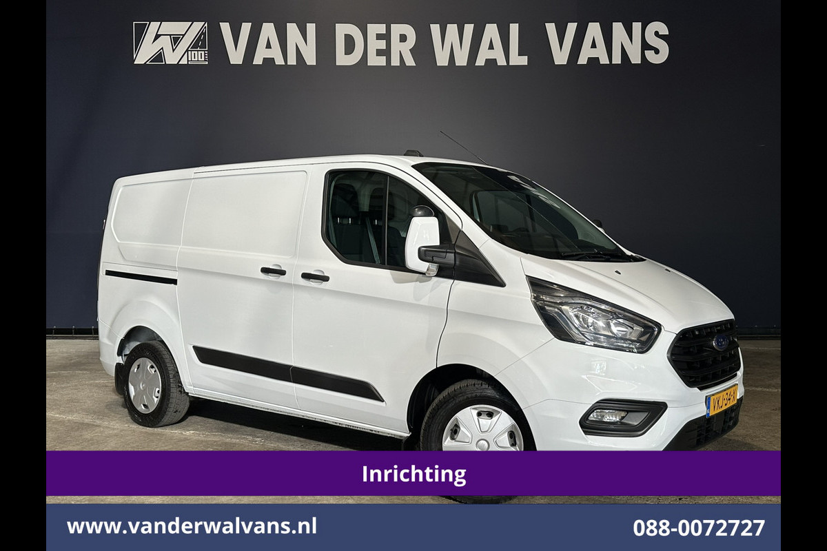 Ford Transit Custom 2.0 TDCI L1H1 inrichting Euro6 Airco | Omvormer | Camera | Apple Carplay | Android Auto | LED 2500kg Trekhaak, Cruiscontrol, Verwarmde Voorruit, Bijrijdersbank, Parkeersensoren Ford Transit Custom 2.0 TDCI L1H1 inrichting Euro6 Airco | Omvormer | Camera | Apple Carplay | Android Auto | LED 2500kg Trekhaak, Cruiscontrol, Verwarmde Voorruit, Bijrijdersbank, Parkeersensoren