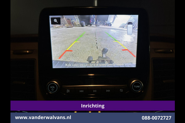 Ford Transit Custom 2.0 TDCI L1H1 inrichting Euro6 Airco | Omvormer | Camera | Apple Carplay | Android Auto | LED 2500kg Trekhaak, Cruiscontrol, Verwarmde Voorruit, Bijrijdersbank, Parkeersensoren
