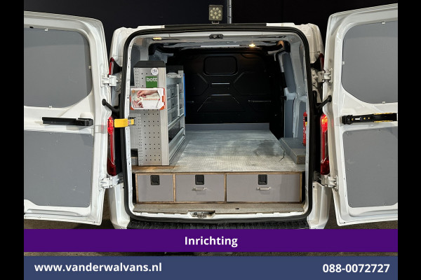 Ford Transit Custom 2.0 TDCI L1H1 inrichting Euro6 Airco | Omvormer | Camera | Apple Carplay | Android Auto | LED 2500kg Trekhaak, Cruiscontrol, Verwarmde Voorruit, Bijrijdersbank, Parkeersensoren