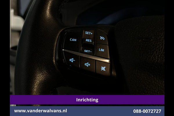 Ford Transit Custom 2.0 TDCI L1H1 inrichting Euro6 Airco | Omvormer | Camera | Apple Carplay | Android Auto | LED 2500kg Trekhaak, Cruiscontrol, Verwarmde Voorruit, Bijrijdersbank, Parkeersensoren