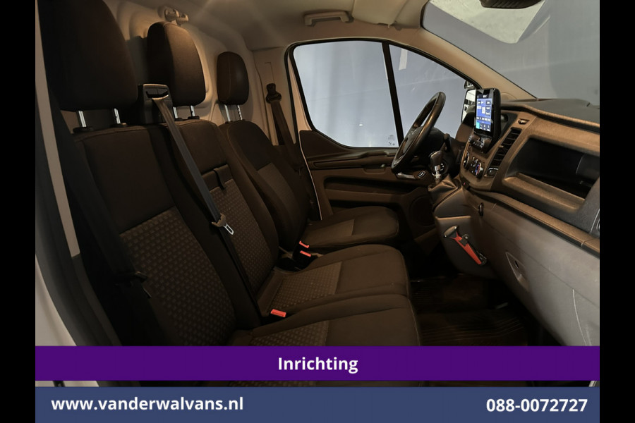 Ford Transit Custom 2.0 TDCI L1H1 inrichting Euro6 Airco | Omvormer | Camera | Apple Carplay | Android Auto | LED 2500kg Trekhaak, Cruiscontrol, Verwarmde Voorruit, Bijrijdersbank, Parkeersensoren