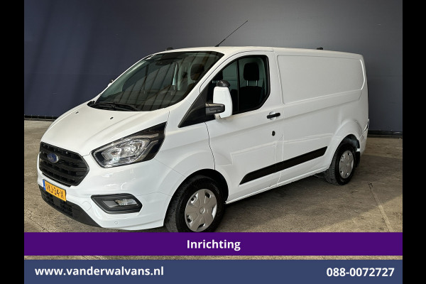 Ford Transit Custom 2.0 TDCI L1H1 inrichting Euro6 Airco | Omvormer | Camera | Apple Carplay | Android Auto | LED 2500kg Trekhaak, Cruiscontrol, Verwarmde Voorruit, Bijrijdersbank, Parkeersensoren