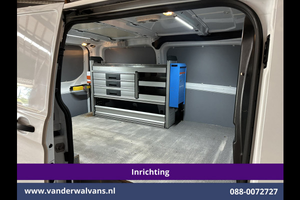 Ford Transit Custom 2.0 TDCI L1H1 inrichting Euro6 Airco | Omvormer | Camera | Apple Carplay | Android Auto | LED 2500kg Trekhaak, Cruiscontrol, Verwarmde Voorruit, Bijrijdersbank, Parkeersensoren
