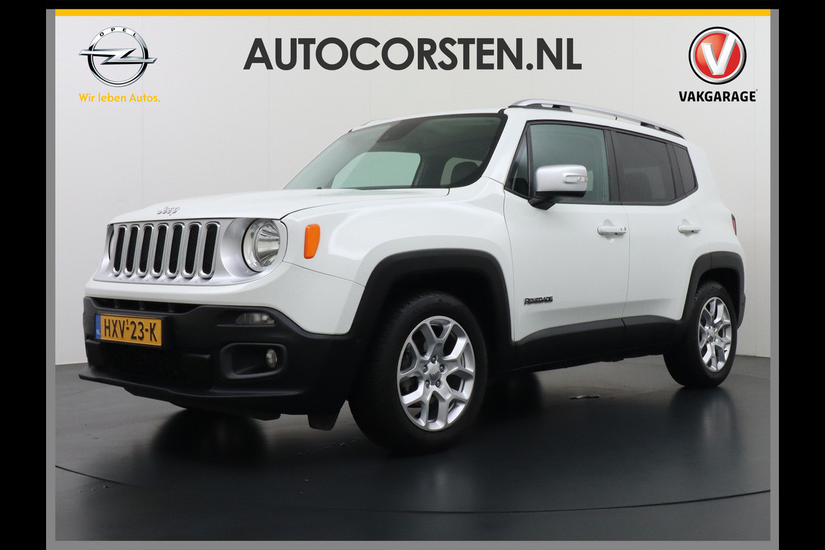 Jeep Renegade 1.4T AUT-6 Leer Navi Ecc 17''Lmv Stoel-Stuurverwarming Keyless Cruise Control Bluetooth Pdc Usb Led Mistlampen Lane-departure Isofix Privacy Glas Dakrails MultiAir Latitude Slechts 1361kg licht! / 75 /3mnd belasting Jeep Renegade 1.4T AUT-6 Leer Navi Ecc 17''Lmv Stoel-Stuurverwarming Keyless Cruise Control Bluetooth Pdc Usb Led Mistlampen Lane-departure Isofix Privacy Glas Dakrails MultiAir Latitude Slechts 1361kg licht! / 75 /3mnd belasting