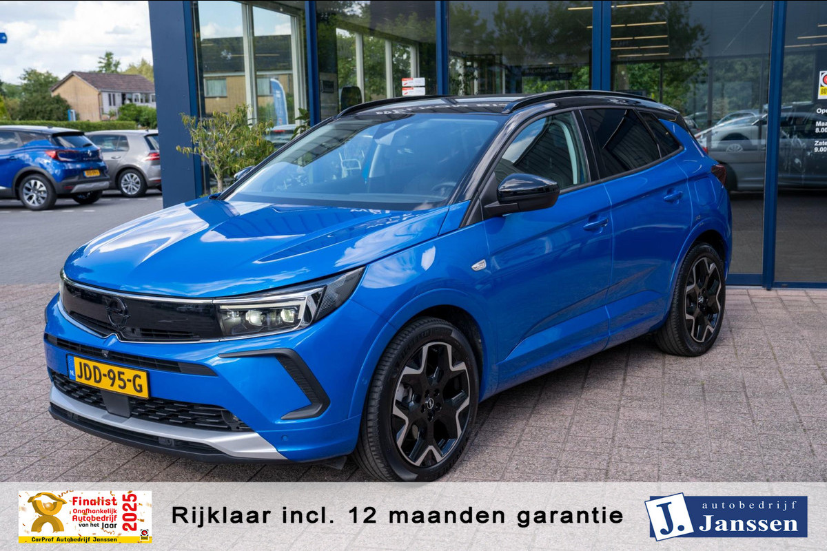 Opel Grandland 1.6 Turbo Plug-In Hybrid Ultimate | Prijs rijklaar incl. 12 mnd garantie | Memory lederen stoelen Camera Blindspot