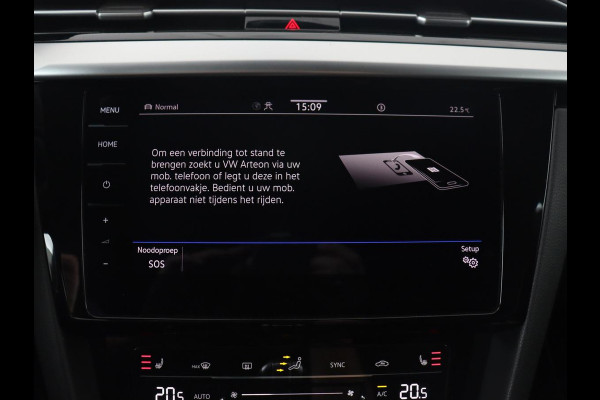 Volkswagen Arteon 1.4 eHybrid R Line | Trekhaak | Leder/Alcantara | Massage | Camera | Adaptive cruise | Achterbankverwarming | Virtual Cockpit | Matrix LED | Carplay | Navigatie | PHEV | Plug In