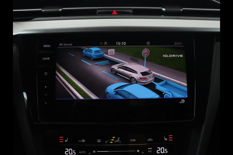 Volkswagen Arteon 1.4 eHybrid R Line | Trekhaak | Leder/Alcantara | Massage | Camera | Adaptive cruise | Achterbankverwarming | Virtual Cockpit | Matrix LED | Carplay | Navigatie | PHEV | Plug In
