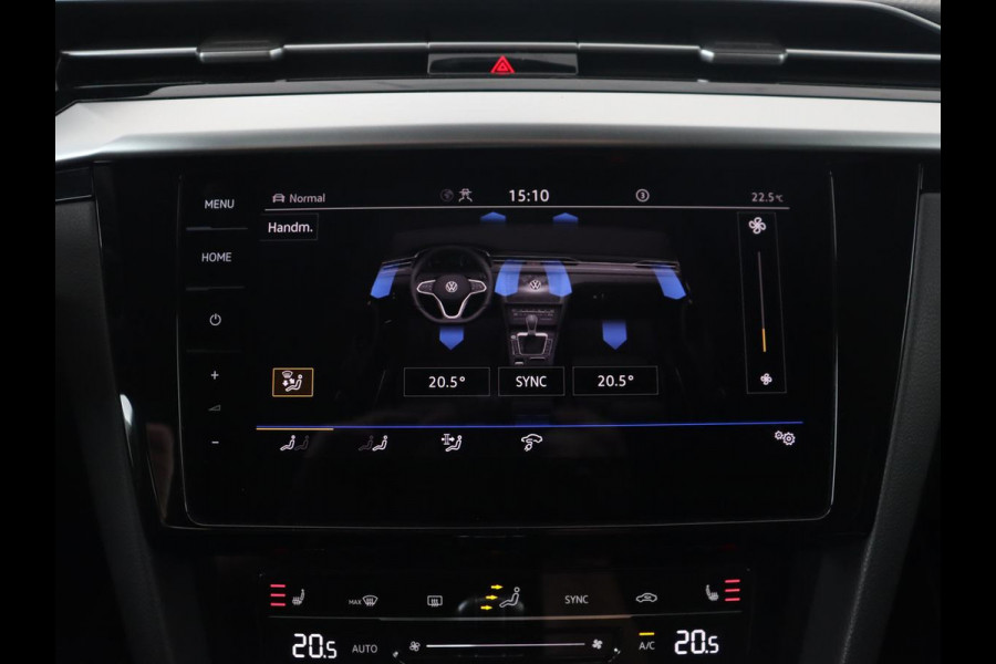 Volkswagen Arteon 1.4 eHybrid R Line | Trekhaak | Leder/Alcantara | Massage | Camera | Adaptive cruise | Achterbankverwarming | Virtual Cockpit | Matrix LED | Carplay | Navigatie | PHEV | Plug In