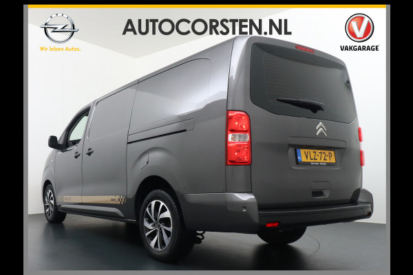 Citroën Jumpy XL 2.0HDI 145pk L3 3Pers.Navi Apple Carplay Android Auto Cruise Financial Lease €301,- p/mnd Airco 2xSchuifdeur Pdc Cruise DAB+  Citroen Connect Regen/Lichtsensor Dodehoeksensor SpoorAssist Voorruit+Wisserverwarmd 1e Eigenaar Euro 6 370Nm koppel nieuwprijs 51.000 euro inc bpm