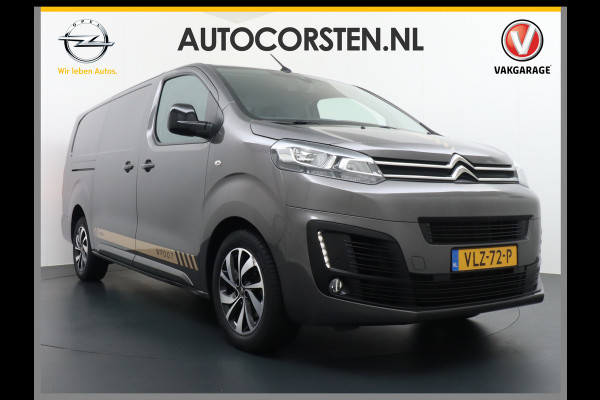 Citroën Jumpy XL 2.0HDI 145pk L3 3Pers.Navi Apple Carplay Android Auto Cruise Financial Lease €301,- p/mnd Airco 2xSchuifdeur Pdc Cruise DAB+  Citroen Connect Regen/Lichtsensor Dodehoeksensor SpoorAssist Voorruit+Wisserverwarmd 1e Eigenaar Euro 6 370Nm koppel nieuwprijs 51.000 euro inc bpm