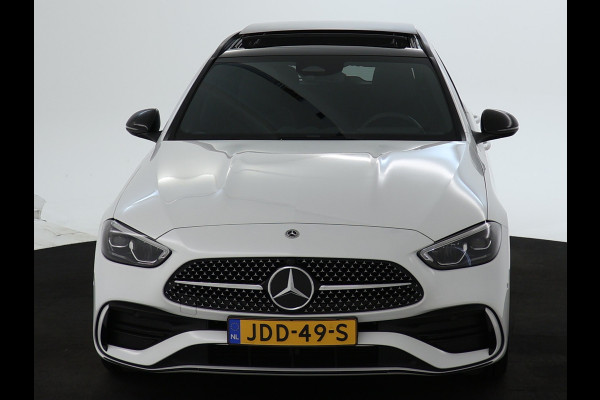 Mercedes-Benz C-Klasse Estate 300 e AMG Plug-In Hybride | AMG Line | Night Pakket | Trekhaak | Panorama Schuif-Kanteldak | Keyless-Go | Inclusief 24 maanden MB Certified garantie voor Europa.