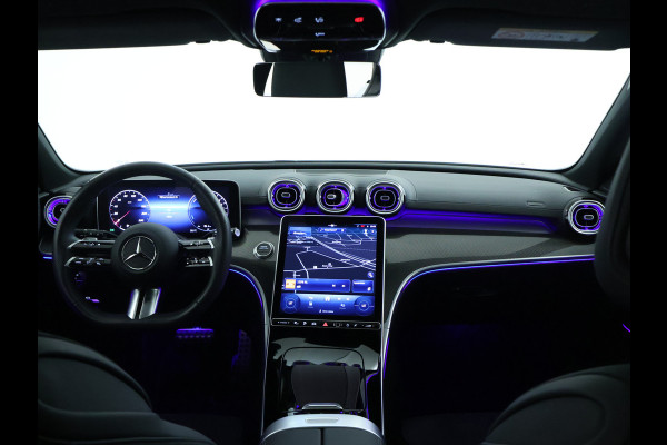 Mercedes-Benz C-Klasse Estate 300 e AMG Plug-In Hybride | AMG Line | Night Pakket | Trekhaak | Panorama Schuif-Kanteldak | Keyless-Go | Inclusief 24 maanden MB Certified garantie voor Europa.