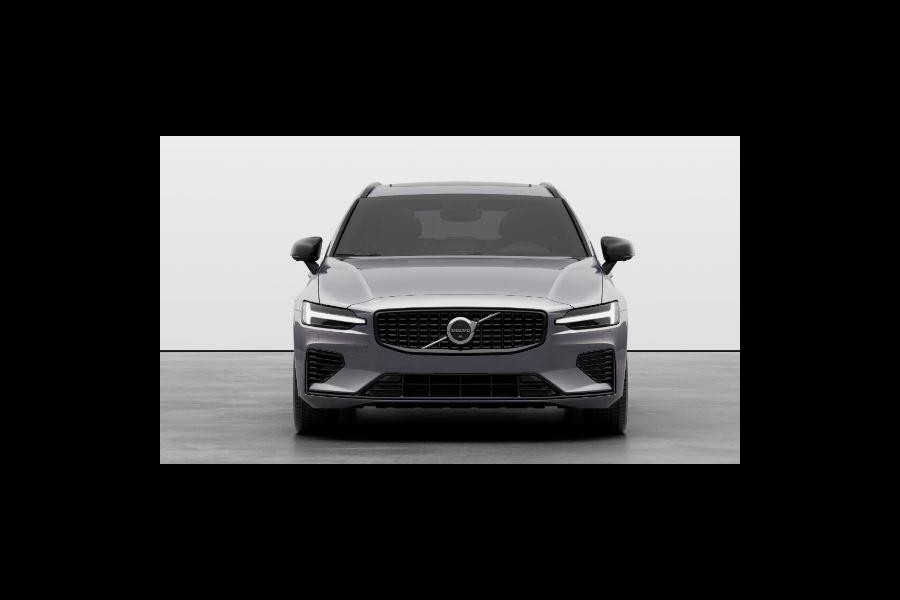Volvo V60 T6 350PK Automaat Plug-in hybrid AWD Ultra Dark / Panoramadak / Napa leder / Open grid textiel / Extra getint glas / 19 5-Triple spaaks velgen / Harman Kardon