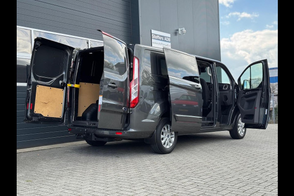 Ford Transit Custom 2.0 TDCI 131pk L2H1 Limited DC | D-RIEM NIEUW! | 2x SCHUIF | Navi | Camera | Raptor | CarPlay | Trekhaak | 5-p Ford Transit Custom 2.0 TDCI 131pk L2H1 Limited DC | D-RIEM NIEUW! | 2x SCHUIF | Navi | Camera | Raptor | CarPlay | Trekhaak | 5-p