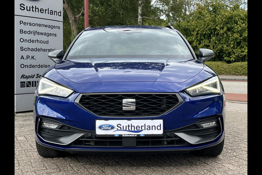 Seat Leon Sportstourer 1.4 TSI eHybrid PHEV FR 204pk | Keurige staat! | Adaptieve Cruise | Stoelverwarming | Elektrische Achterklep | Memory Seats | Virtuel Cockpit