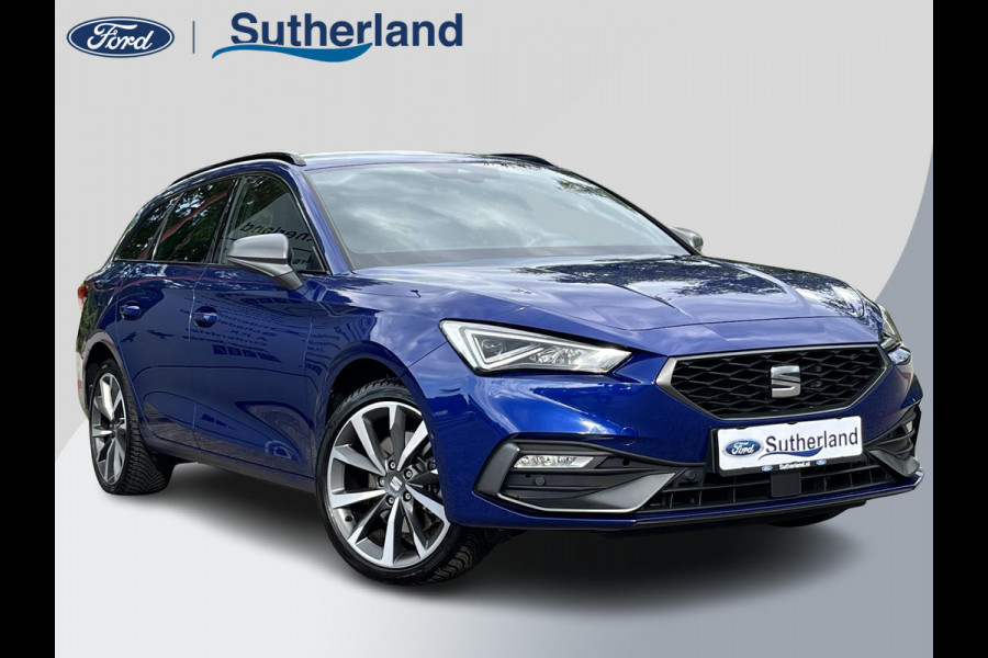 Seat Leon Sportstourer 1.4 TSI eHybrid PHEV FR 204pk | Keurige staat! | Adaptieve Cruise | Stoelverwarming | Elektrische Achterklep | Memory Seats | Virtuel Cockpit