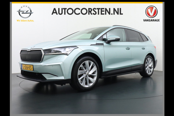 Škoda ENYAQ iV 60 180PK Apple Carplay Android NaviCamera 20" Matrix-Led Pdc-a+v Ecc Lmv Parkeerpakket Stoel+Stuurverwarming Comfortpakket Sport Lichtpakket Dab Keyless advanced Bluetooth Cruise ControlRijstrooksensor Connected services Privacy Glas 1e Eigenaar Nieuwprijs €45.125 Origineel Nederlandse Auto