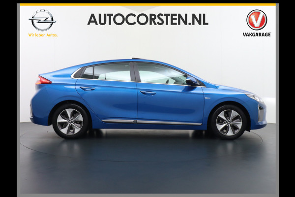 Hyundai IONIQ Premium EV Leer+elektr.Verst.+Verwarmd Schuif/Kan-dak Adapive-Cruise Apple Carplay Android Auto Navi Ecc Camera Pdc Bank+stoel+S Memory Keyless DAB Stoel Elek.Verstelbaar Led Bluetooth Regensensor Rijstrooksensor Origineel Nederlandse Auto Zeer Compleet!
