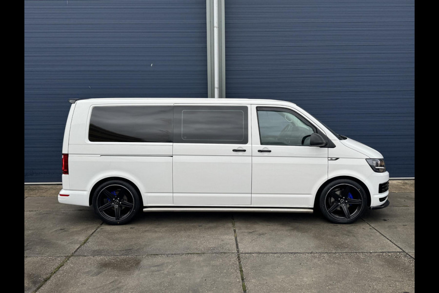 Volkswagen Transporter 2.0 TDI L2H1 Trendline DUBBEL CABINE / AIRCO / LEER / VERLAAGD / SPOILERS