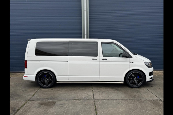 Volkswagen Transporter 2.0 TDI L2H1 Trendline DUBBEL CABINE / AIRCO / LEER / VERLAAGD / SPOILERS