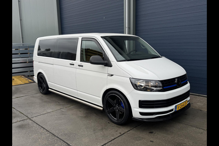 Volkswagen Transporter 2.0 TDI L2H1 Trendline DUBBEL CABINE / AIRCO / LEER / VERLAAGD / SPOILERS