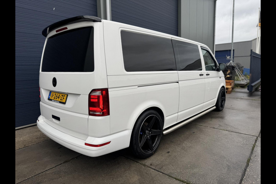 Volkswagen Transporter 2.0 TDI L2H1 Trendline DUBBEL CABINE / AIRCO / LEER / VERLAAGD / SPOILERS
