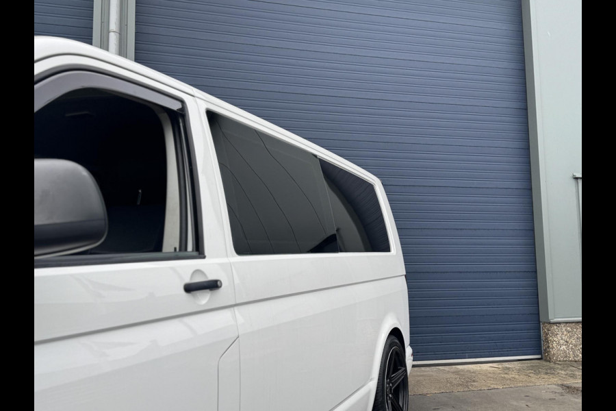 Volkswagen Transporter 2.0 TDI L2H1 Trendline DUBBEL CABINE / AIRCO / LEER / VERLAAGD / SPOILERS