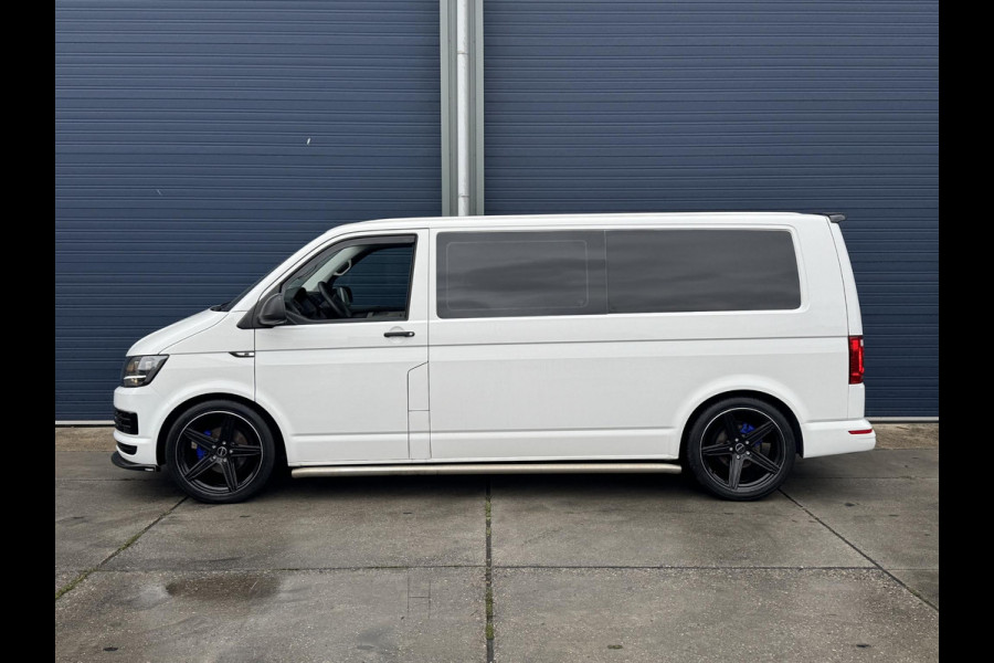 Volkswagen Transporter 2.0 TDI L2H1 Trendline DUBBEL CABINE / AIRCO / LEER / VERLAAGD / SPOILERS