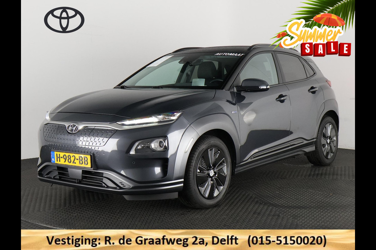 Hyundai Kona EV Premium Two-Tone 64 kWh | Accuconditie: 92% | Navigatie | Leder | Hyundai Kona EV Premium Two-Tone 64 kWh | Accuconditie: 92% | Navigatie | Leder |