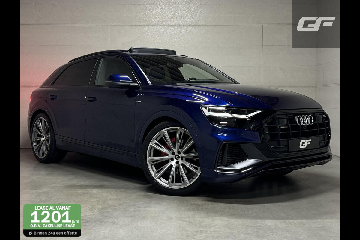 Audi Q8 55 TFSI Quattro S-Line Black Edition Pano B&O 360° Sfeer Luchtv. Trekh. Audi Q8 55 TFSI Quattro S-Line Black Edition Pano B&O 360° Sfeer Luchtv. Trekh.