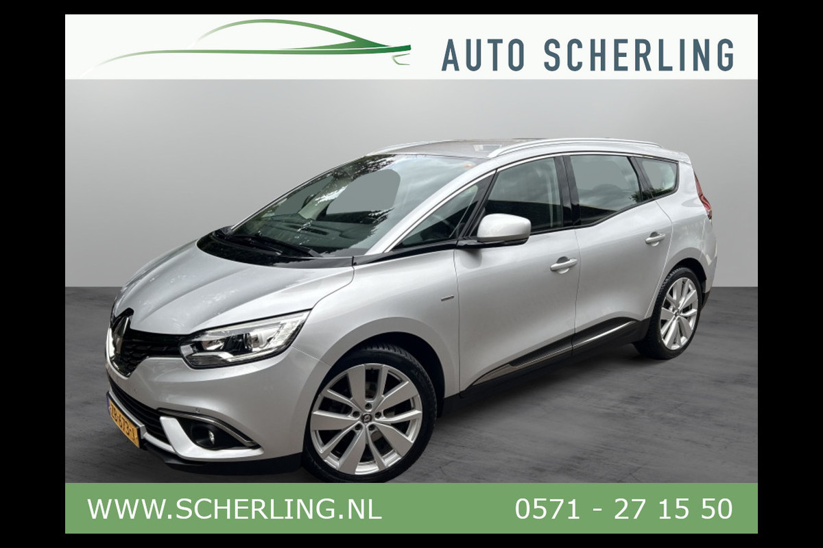 Renault Grand Scénic 1.3 TCe Limited 7-Persoons Navi, Trekhaak, 1e Eigenaar Renault Grand Scénic 1.3 TCe Limited 7-Persoons Navi, Trekhaak, 1e Eigenaar