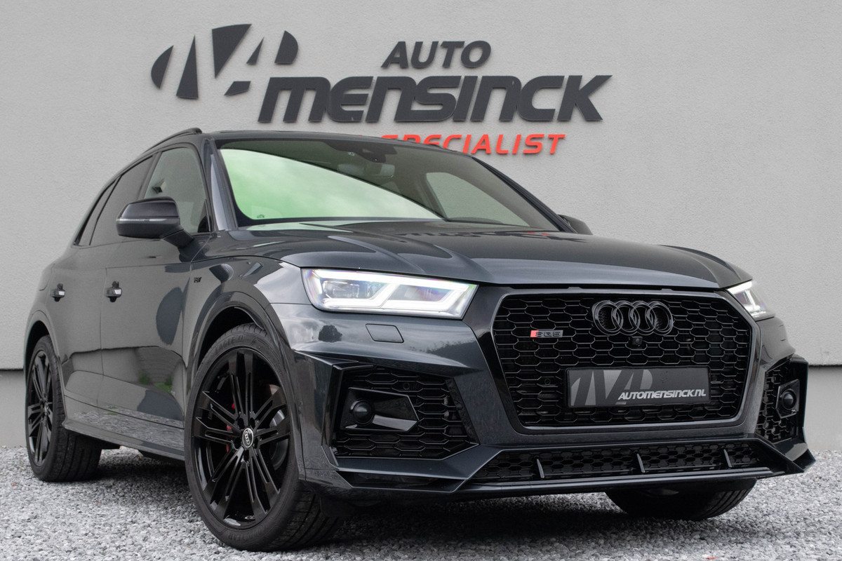 Audi SQ5 3.0 TFSI Quattro / MTM/ Luchtvering/ Virtual Cockpit/ Trekhaak/ Panoramadak/ 260kW (354PK) Audi SQ5 3.0 TFSI Quattro / MTM/ Luchtvering/ Virtual Cockpit/ Trekhaak/ Panoramadak/ 260kW (354PK)