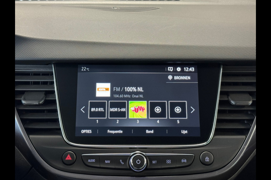 Opel Crossland X 1.2 Turbo Innovation AUT LED CLIMATE CRUISE CONTROL HUD CAMERA NAVIGATIE APPLE CARPLAY STOELVERW. LANE ASSIST PDC