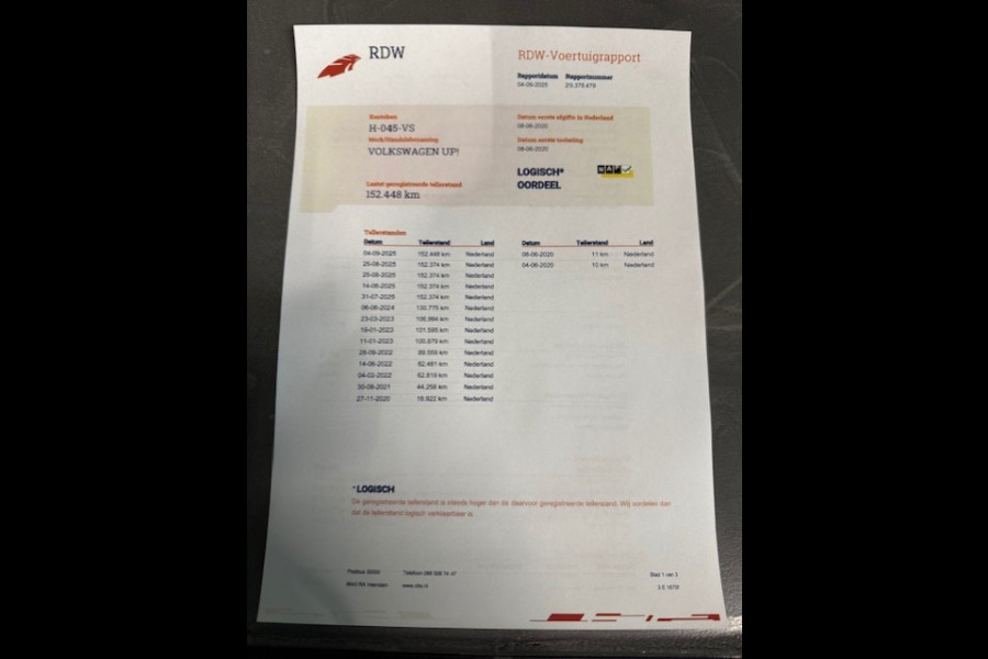 Volkswagen up! 1.0 BMT move up! Airco. Bluetooth. Lichtmetaal. Hollandse auto met NAP