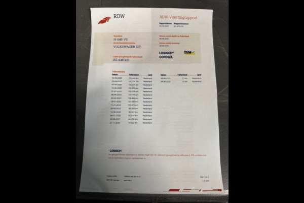 Volkswagen up! 1.0 BMT move up! Airco. Bluetooth. Lichtmetaal. Hollandse auto met NAP