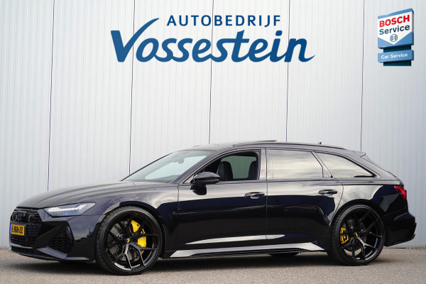 Audi RS6 Avant TFSI quattro / ABT uitlaat / RS dynamic pack / Vierwielsturing / 23 Inch LMV / Incl. BTW / Luchtvering / Pano / B&O