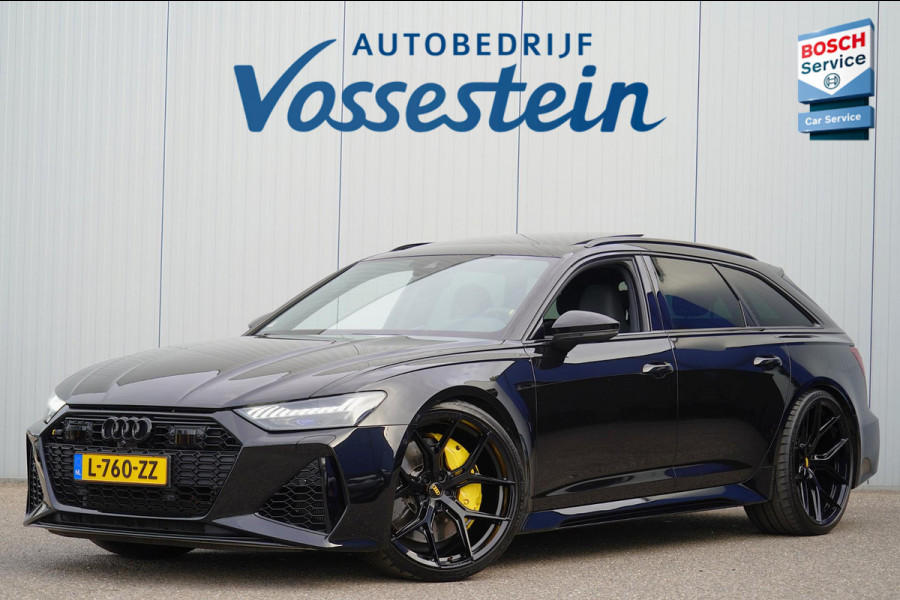 Audi RS6 Avant TFSI quattro / ABT uitlaat / RS dynamic pack / Vierwielsturing / 23 Inch LMV / Incl. BTW / Luchtvering / Pano / B&O