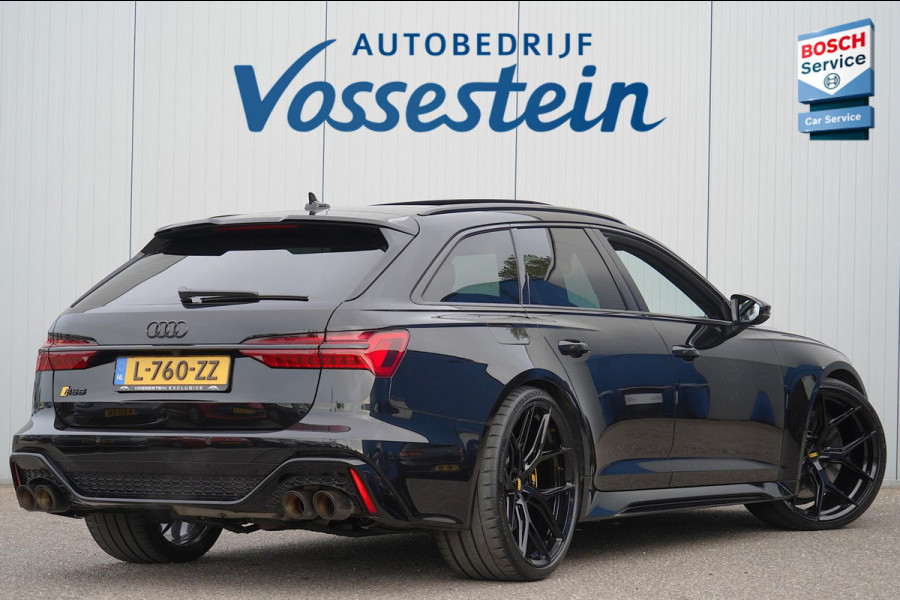 Audi RS6 Avant TFSI quattro / ABT uitlaat / RS dynamic pack / Vierwielsturing / 23 Inch LMV / Incl. BTW / Luchtvering / Pano / B&O