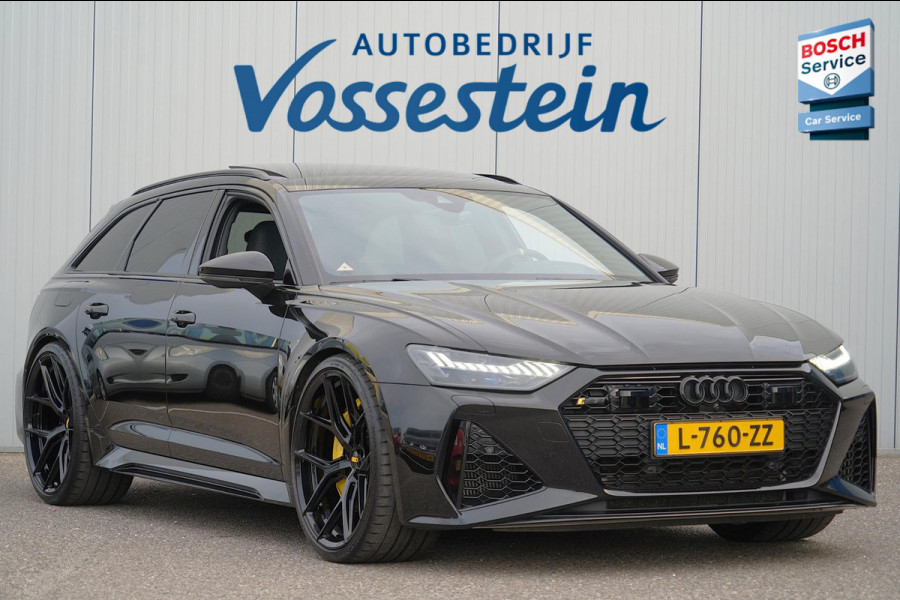 Audi RS6 Avant TFSI quattro / ABT uitlaat / RS dynamic pack / Vierwielsturing / 23 Inch LMV / Incl. BTW / Luchtvering / Pano / B&O