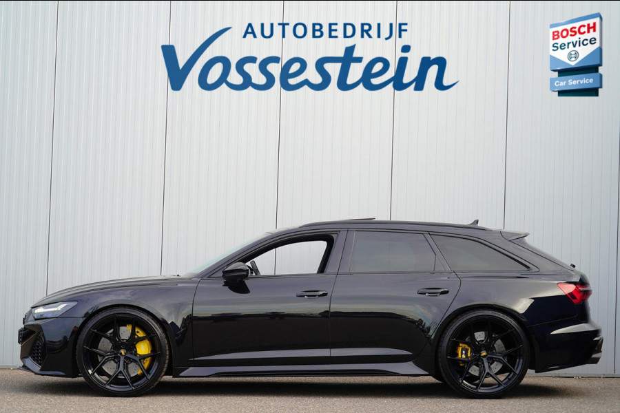 Audi RS6 Avant TFSI quattro / ABT uitlaat / RS dynamic pack / Vierwielsturing / 23 Inch LMV / Incl. BTW / Luchtvering / Pano / B&O