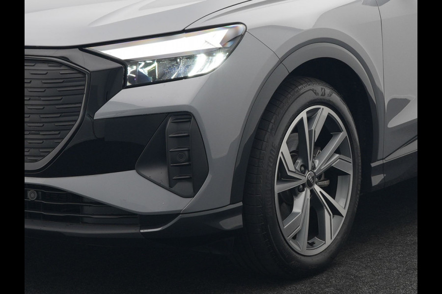 Audi Q4 e-tron Sportback 35 2 x S Line 170pk Dealer O.H INCL BTW | Lederen Sportstoelen | 20"L.M | Apple Carplay | Black Optic | Sfeerverlichting | Virtual |