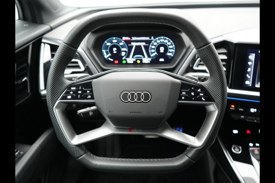 Audi Q4 e-tron Sportback 35 2 x S Line 170pk Dealer O.H INCL BTW | Lederen Sportstoelen | 20"L.M | Apple Carplay | Black Optic | Sfeerverlichting | Virtual |