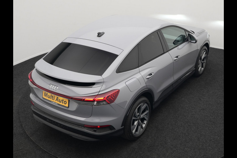 Audi Q4 e-tron Sportback 35 2 x S Line 170pk Dealer O.H INCL BTW | Lederen Sportstoelen | 20"L.M | Apple Carplay | Black Optic | Sfeerverlichting | Virtual |