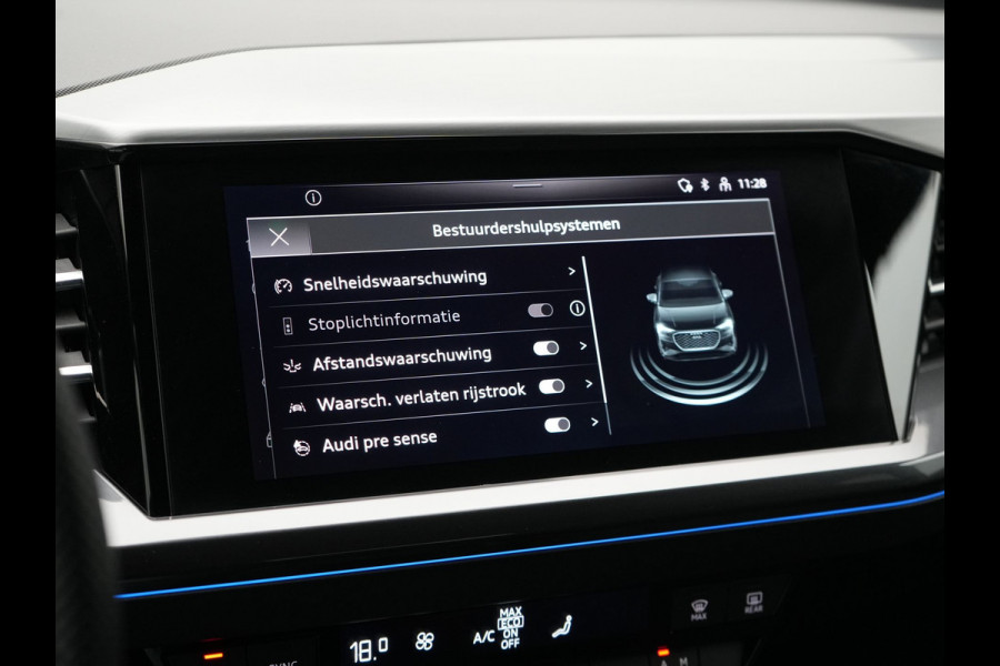 Audi Q4 e-tron Sportback 35 2 x S Line 170pk Dealer O.H INCL BTW | Lederen Sportstoelen | 20"L.M | Apple Carplay | Black Optic | Sfeerverlichting | Virtual |