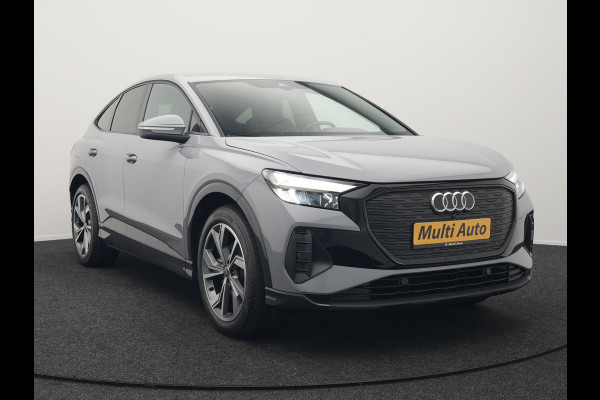 Audi Q4 e-tron Sportback 35 2 x S Line 170pk Dealer O.H INCL BTW | Lederen Sportstoelen | 20"L.M | Apple Carplay | Black Optic | Sfeerverlichting | Virtual |
