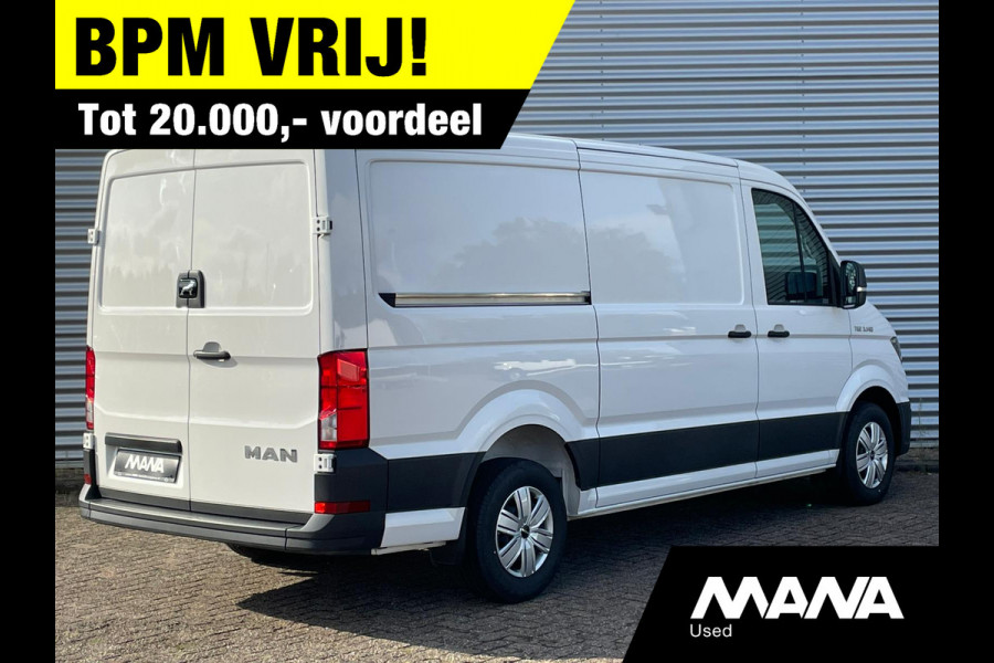 MAN TGE 3.140 L3H2 140PK BPM VRIJ Camera Airco Cruise control