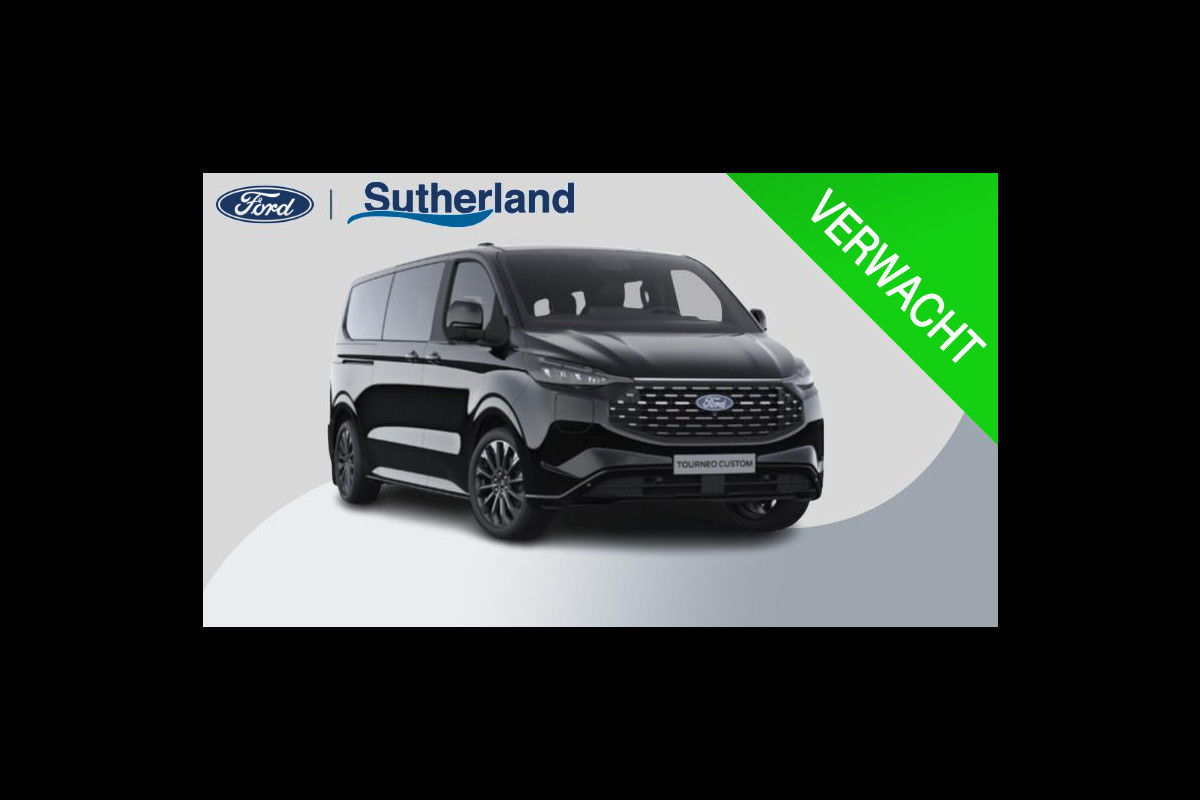 Ford Transit Custom Tourneo 340 2.5 PHEV L2H1 Titanium X | 233pk | Incl. BTW/BPM Rijklaar | Handsfree elektrische dubbele zijschuifdeuren | Inklapbare trekhaak | Tourneo Luxury Pack | Verwarmbaar stuurwiel