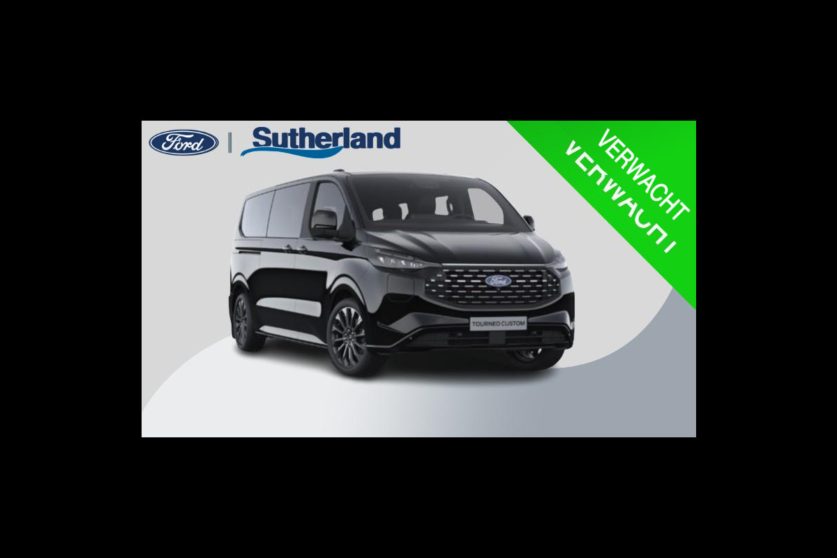 Ford Transit Custom Tourneo 340 2.5 PHEV L2H1 Titanium X | 233pk | Incl. BTW/BPM Rijklaar | Handsfree elektrische dubbele zijschuifdeuren | Inklapbare trekhaak | Tourneo Luxury Pack | Verwarmbaar stuurwiel