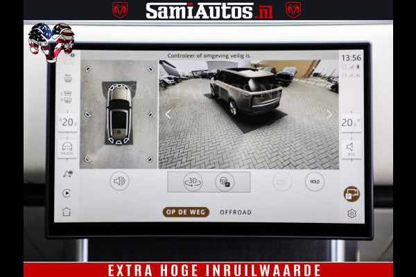 Land Rover Range Rover P550e | NIGHT | GARANTIE TOT 14-03-2029 | HEAD-UP | ACHTERAS BESTURING | SOFT CLOSE | PHEV | 23 INCH VELGEN | PANORAMADAK | STUURVERWARMING | STOEL KOELING | Fabrieksgarantie tot 14-03-2029 – Geniet van gemoedsrust met uitgebreide dekking tot deze datum. GZK-71-D