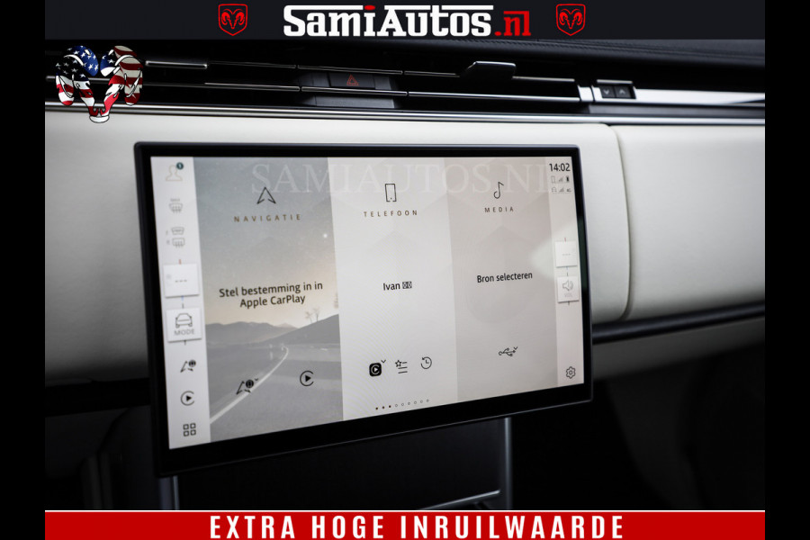 Land Rover Range Rover P550e | NIGHT | GARANTIE TOT 14-03-2029 | HEAD-UP | ACHTERAS BESTURING | SOFT CLOSE | PHEV | 23 INCH VELGEN | PANORAMADAK | STUURVERWARMING | STOEL KOELING | Fabrieksgarantie tot 14-03-2029 – Geniet van gemoedsrust met uitgebreide dekking tot deze datum. GZK-71-D
